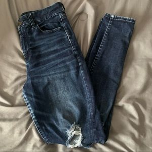 american eagle curvy high rise jeggings